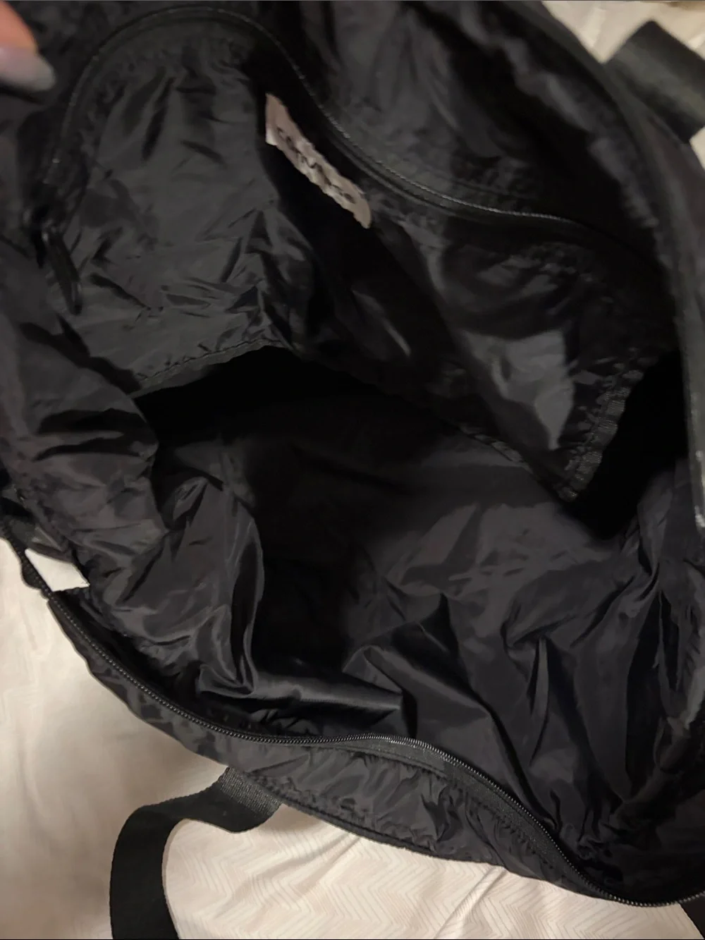 Converse Black Quilted Nylon Tote